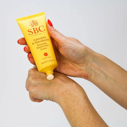 Calendula & Macadamia Renewing Hand & Foot Cream - SBC SKINCARE