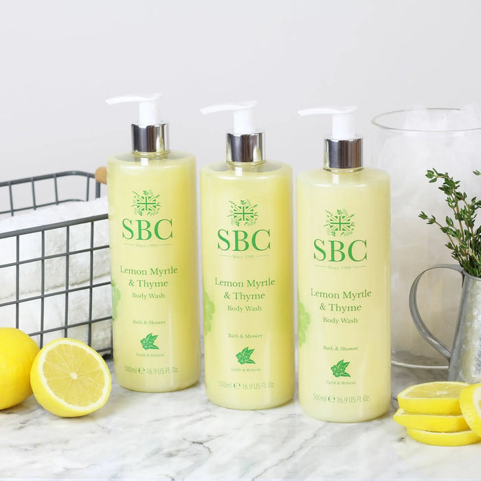 Lemon Myrtle & Thyme Body Wash - SBC SKINCARE